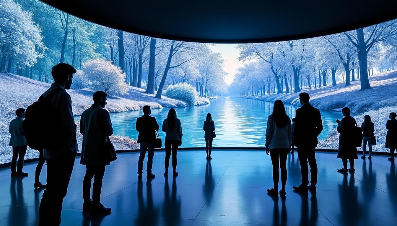 découvrez l'exposition immersive dédiée à monet, une expérience visuelle originale qui peine toutefois à convaincre par son manque d'authenticité et de profondeur artistique.