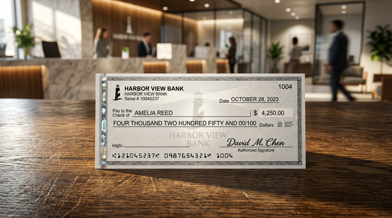 découvrez comment obtenir un chèque de banque en toute sécurité grâce à nos conseils pratiques et astuces pour éviter les fraudes et garantir vos transactions.