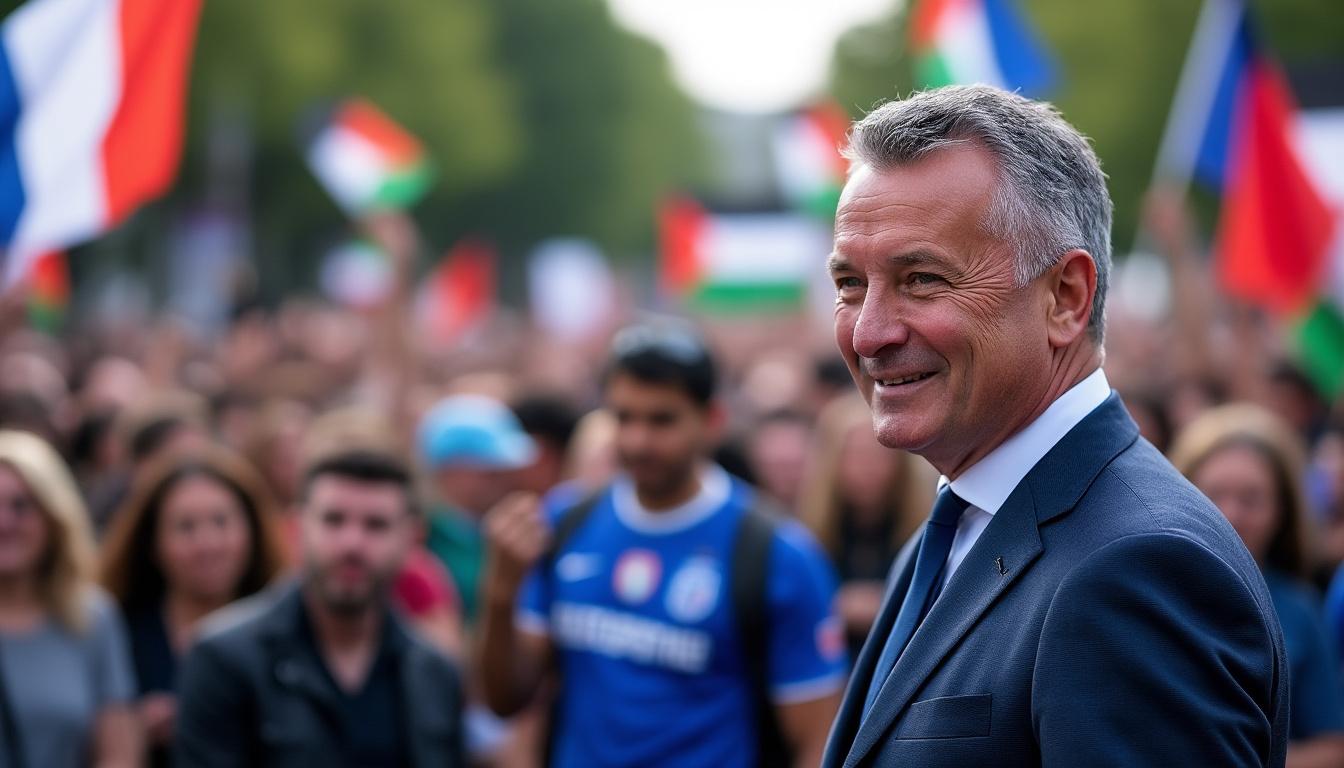 découvrez l'engagement de jean-michel aulas à villeurbanne pour les élections 2026, axé sur la sécurité, le soutien à la palestine et la promotion de l'équipe de france.