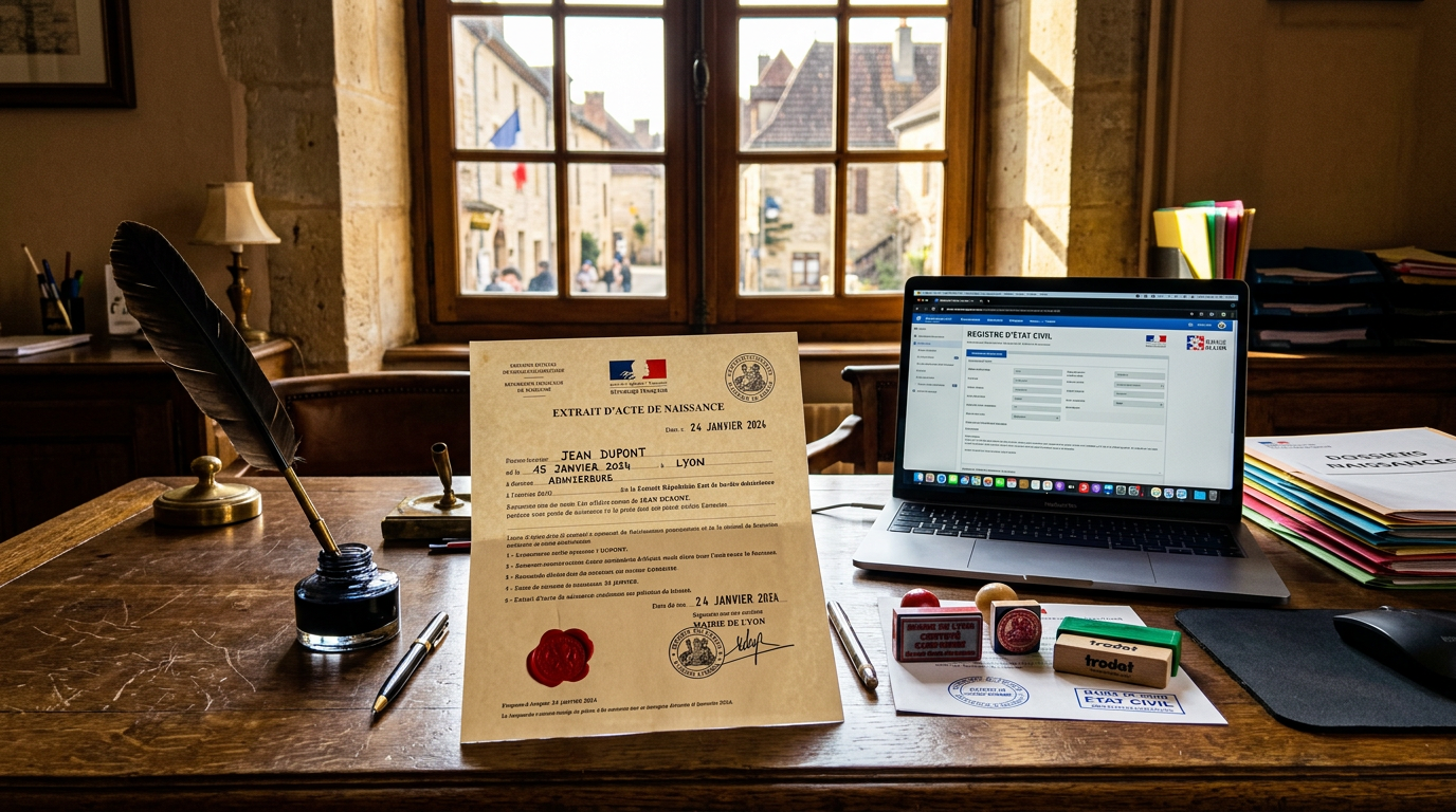 découvrez comment obtenir un extrait d'acte de naissance et comprenez son utilité dans vos démarches administratives.