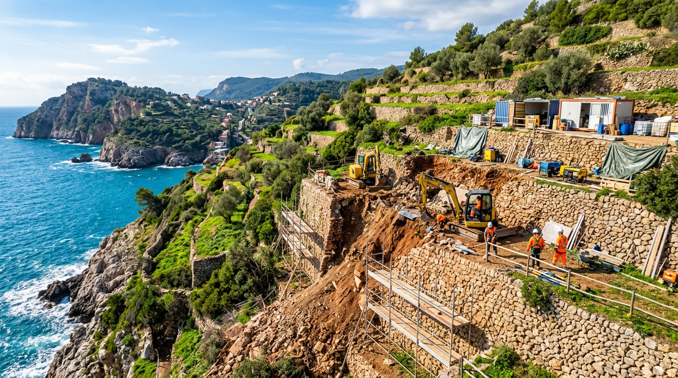 reprise imminente des travaux aux terrasses de la presqu’île suite à l’affaissement. suivez les dernières mises à jour et mesures prises pour sécuriser le site.
