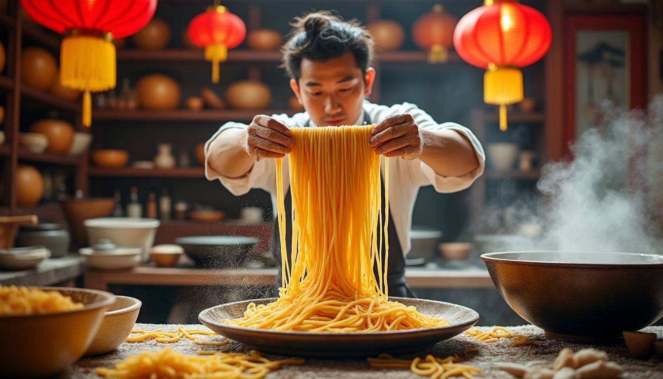 découvrez biang, l'art authentique des nouilles chinoises géantes, une tradition culinaire fascinante à connaître absolument pour les amateurs de saveurs exotiques.