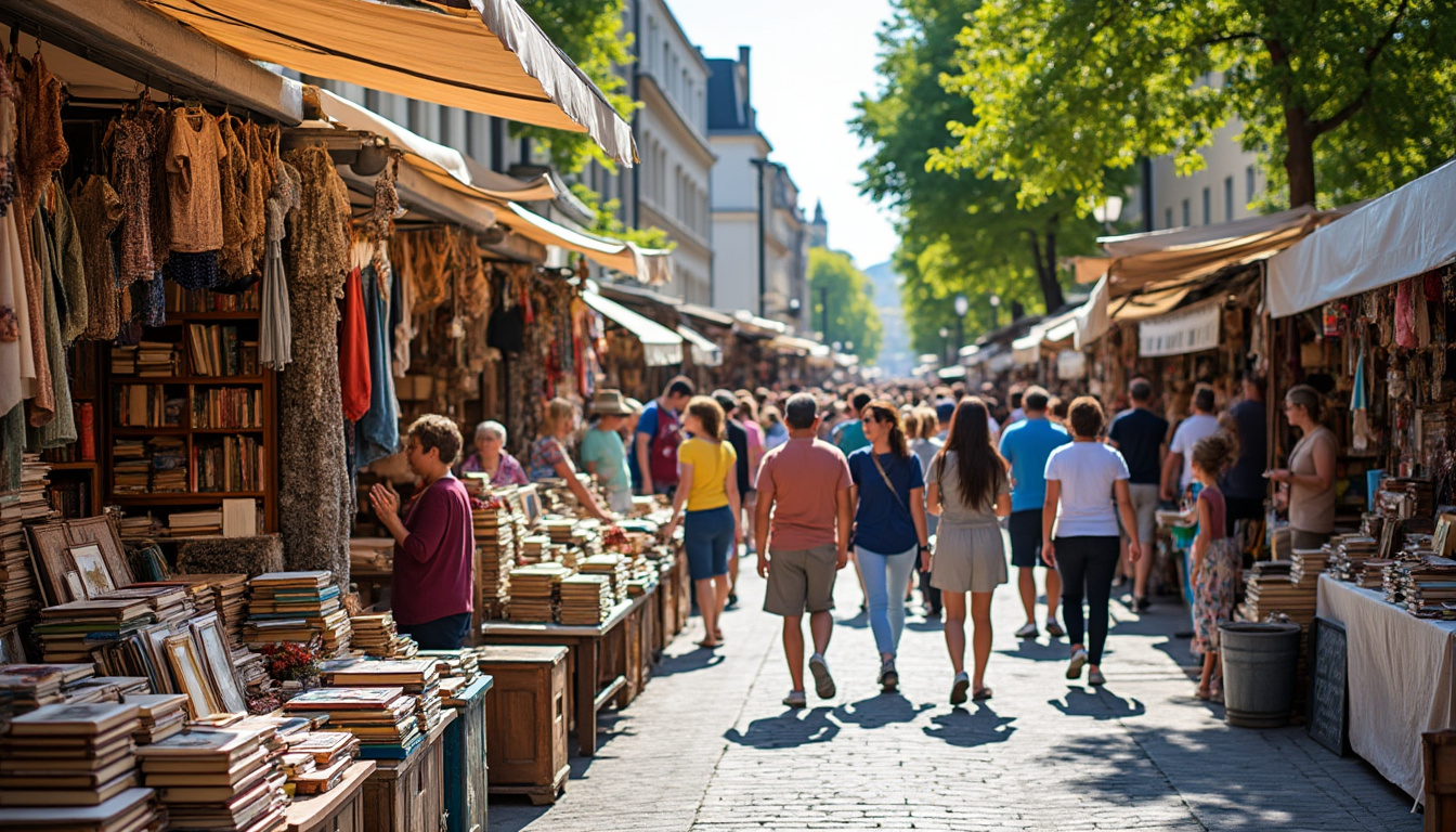 découvrez une journée exclusive aux puces du canal à villeurbanne, investissant l'avenue henri-barbusse avec des stands uniques, des trésors à dénicher et une ambiance conviviale pour tous les passionnés de brocante.