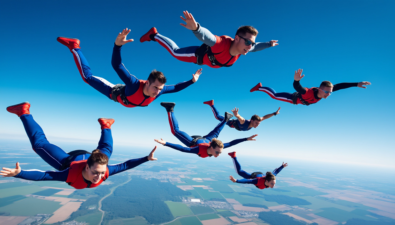 découvrez comment l'équipe de france de voltige en parachutisme à corbas peaufine ses derniers réglages avant les championnats du monde, alliant passion et précision pour des performances d'exception.